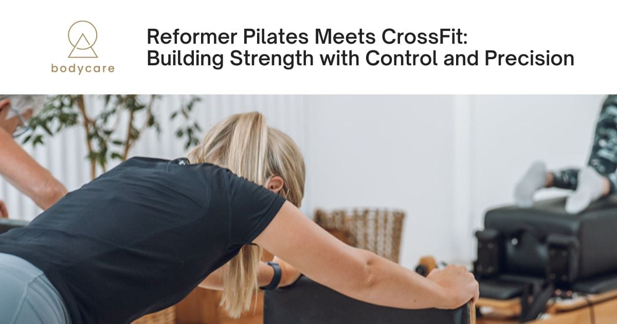 “Member performing Reformer Pilates exercise at BodyCare”